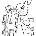 imprimer coloriage Peter Rabbit gratuit