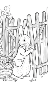coloriage Peter Rabbit a telecharger