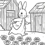 coloriage Peter Rabbit pour enfant a imprimer gratuit