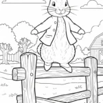coloriage Peter Rabbit a telecharger