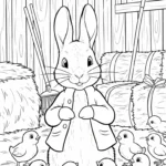 coloriage Peter Rabbit à imprimer gratuitement pdf