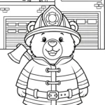 coloriage Pompier gratuit a imprimer