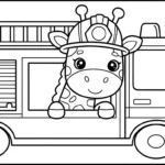 coloriage Pompier pour enfant à imprimer