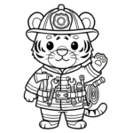 coloriage Pompier a imprimer