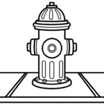 coloriage Pompier gratuit à imprimer