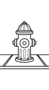 coloriage Pompier gratuit à imprimer