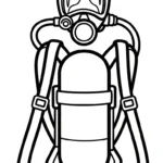 coloriage Pompier à imprimer pour enfant de 8 ans