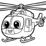 coloriage Pompier pour enfants à télécharger