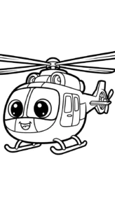 coloriage Pompier pour enfants à télécharger