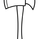 coloriage Pompier pour enfant de 2 ans