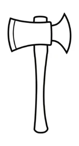 coloriage Pompier pour enfant de 2 ans