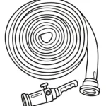 coloriage Pompier à imprimer pdf