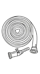 coloriage Pompier à imprimer pdf