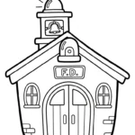 coloriage Pompier pour enfant gratuit