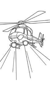 coloriage Pompier pour enfant de 7 ans