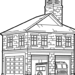 coloriage Pompier à imprimer pour enfant de 7 ans