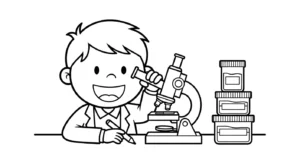 coloriage Science pour enfant de 10 ans