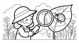 coloriage Science à imprimer pour enfant de 9 ans