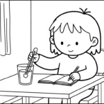 imprimer coloriage Science gratuit
