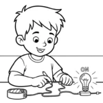 coloriage Science à imprimer pdf