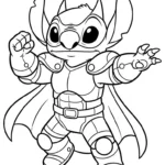 a imprimer coloriage Stitch updated gratuit
