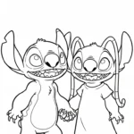 coloriage Stitch updated en ligne