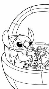 coloriage Stitch updated d