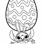 coloriage Stitch updated à imprimer pour enfant de 8 ans