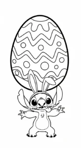 coloriage Stitch updated à imprimer pour enfant de 8 ans