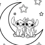 coloriage Stitch updated pour enfant a imprimer gratuit