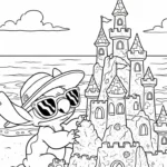 coloriage Stitch updated et découpage à imprimer