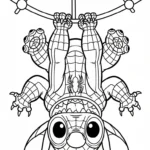 coloriage Stitch updated pour enfants à imprimer