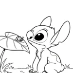 coloriage Stitch updated a colorier en ligne gratuitement