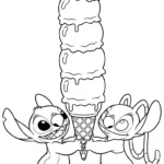 coloriage Stitch updated gratuit
