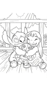 coloriage Stitch updated a colorier en ligne