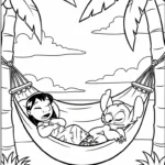 coloriage Stitch updated à imprimer pdf gratuit