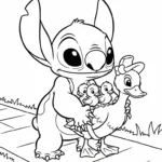 coloriage Stitch updated gratuit