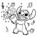 coloriage Stitch updated a imprimer