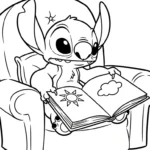 coloriage Stitch updated educatif pour enfant