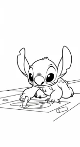 coloriage Stitch updated en ligne