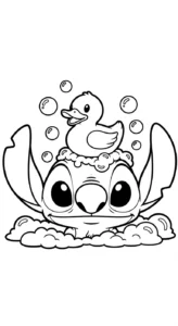 coloriage Stitch updated pour enfant de à imprimer