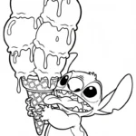 coloriage Stitch updated a colorier en ligne