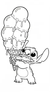 coloriage Stitch updated a colorier en ligne