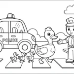imprimer coloriage Voiture de Police