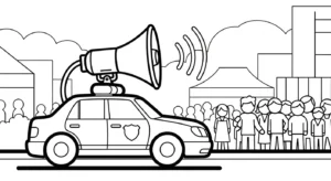coloriage Voiture de Police et apprentissage