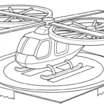 imprimer coloriage Voiture de Police pour enfant