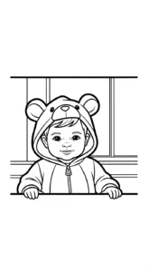 coloriage bébé updated a dessiner et imprimer