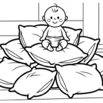 coloriage bébé updated pour enfant de 3 ans