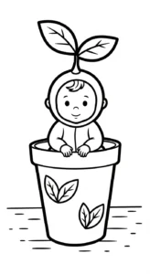 coloriage bébé updated pour enfant de 7 ans
