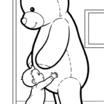 coloriage bébé updated pour enfant de 3 ans